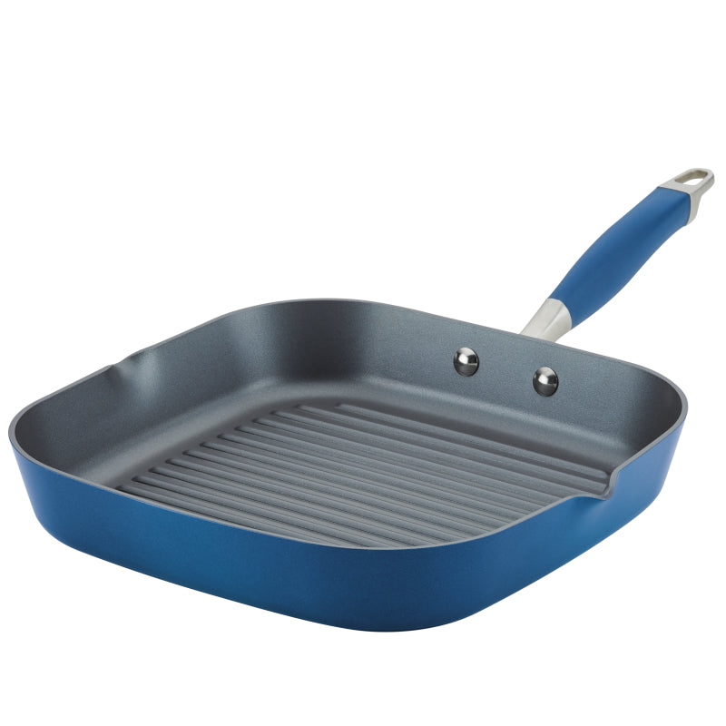 Anolon Advanced Home Indigo 11" Deep Square Grill Pan Indigo