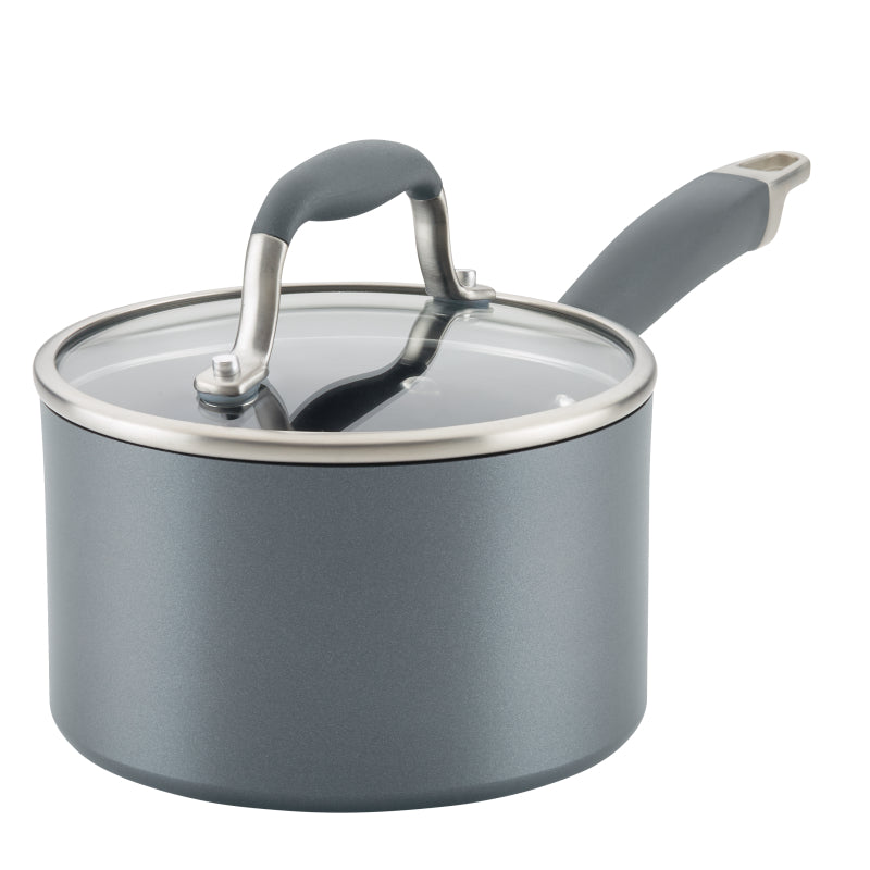 Anolon Advanced Home Moonstone 2 Quart Covered Saucepan Moonstone
