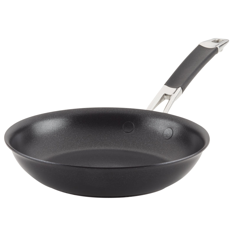 Anolon SmartStack Hard-Anodized Nonstick Induction Skillet, 8.5-Inch, Black