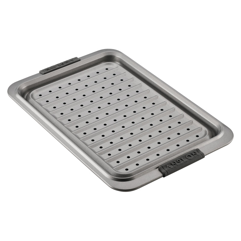 Anolon Advanced Bakeware Nonstick Sheet Pan and Crisper Set, 10-Inch x 15-Inch, Graphite