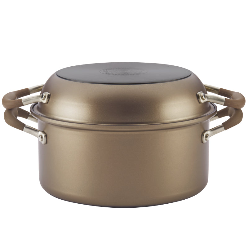 Anolon Advanced Umber 5 Quart Dutch Oven and 10" Pan Umber