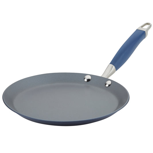 Anolon Advanced Home Hard Anodized Nonstick Crepe Pan, 9.5-Inch, Indigo
