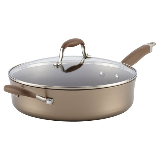 Anolon Advanced Umber 5.5-Quart Covered Saute Umber