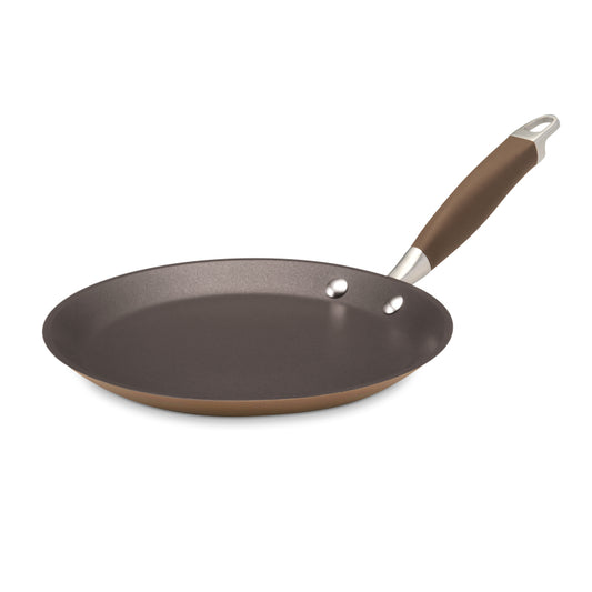 Anolon Advanced Hard-Anodized Nonstick Crepe Griddle Pan, 9.5-Inch, Bronze