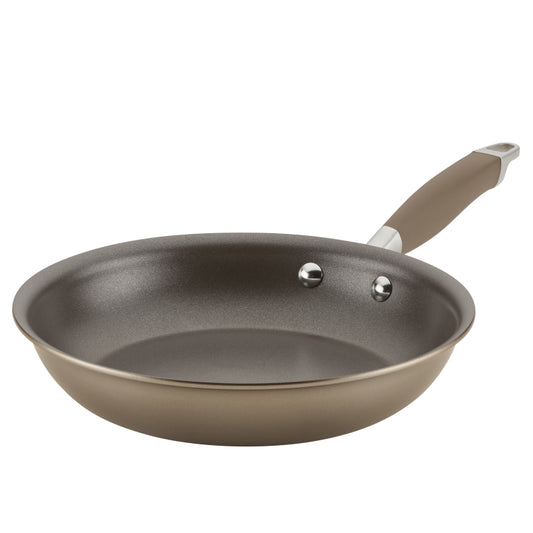 Anolon Advanced Home Hard-Anodized Nonstick Frying Pan, 10.25-Inch, Bronze