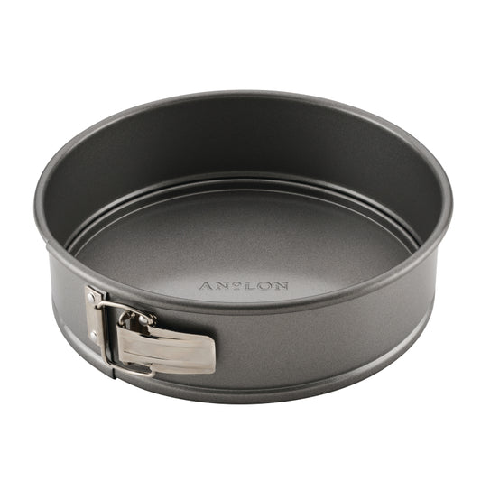 Anolon Advanced Bakeware Nonstick Springform Pan, 9-Inch, Gray