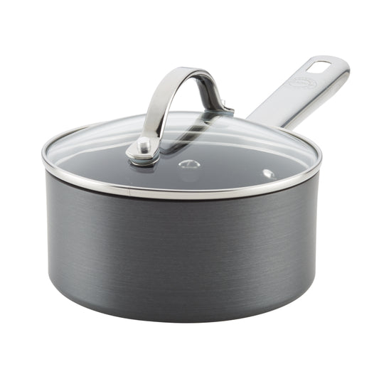 Anolon(r) Hard Anodized Nonstick Covered Saucepan, 1-Quart