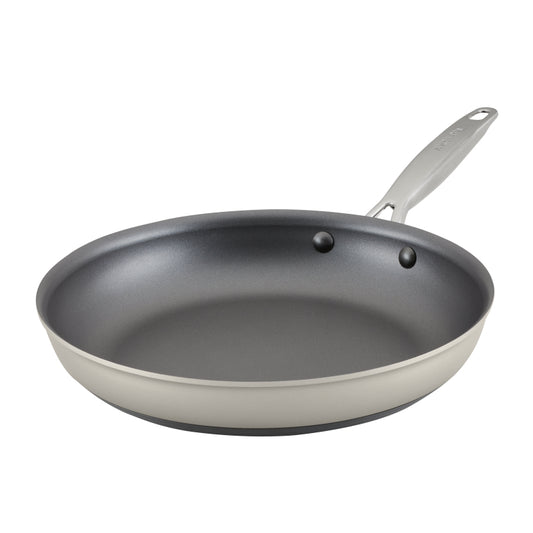 Anolon Achieve Hard Anodized Nonstick Frying Pan, 12-Inch, Silver