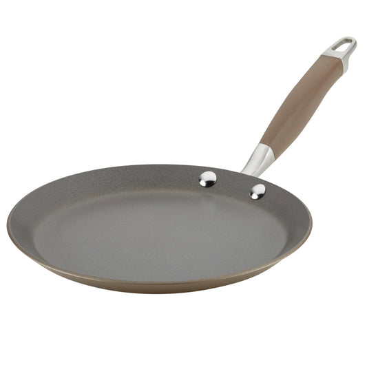 Anolon Advanced Home Hard-Anodized Nonstick Crepe Pan, 9.5-Inch, Bronze