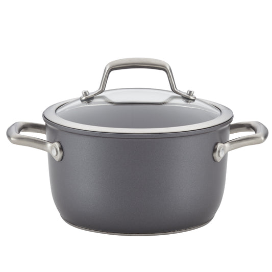 Anolon 3.5-Quart Covered Saucepot Moonstone